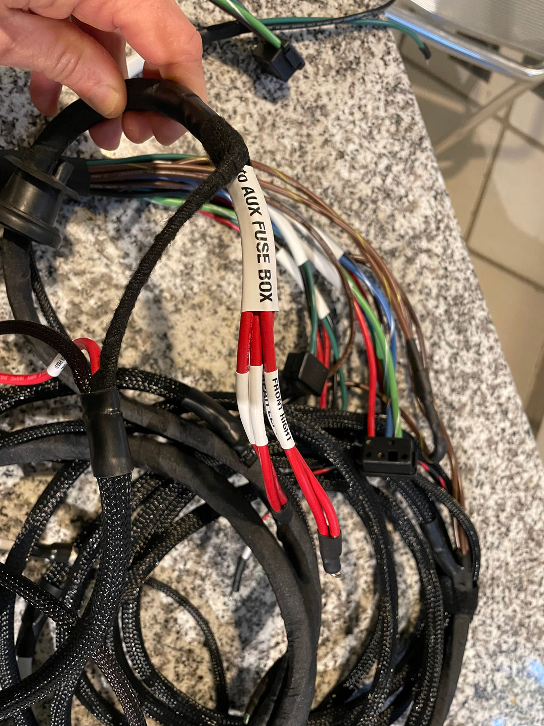 100% NEW MB W108 Late Power windows harness
