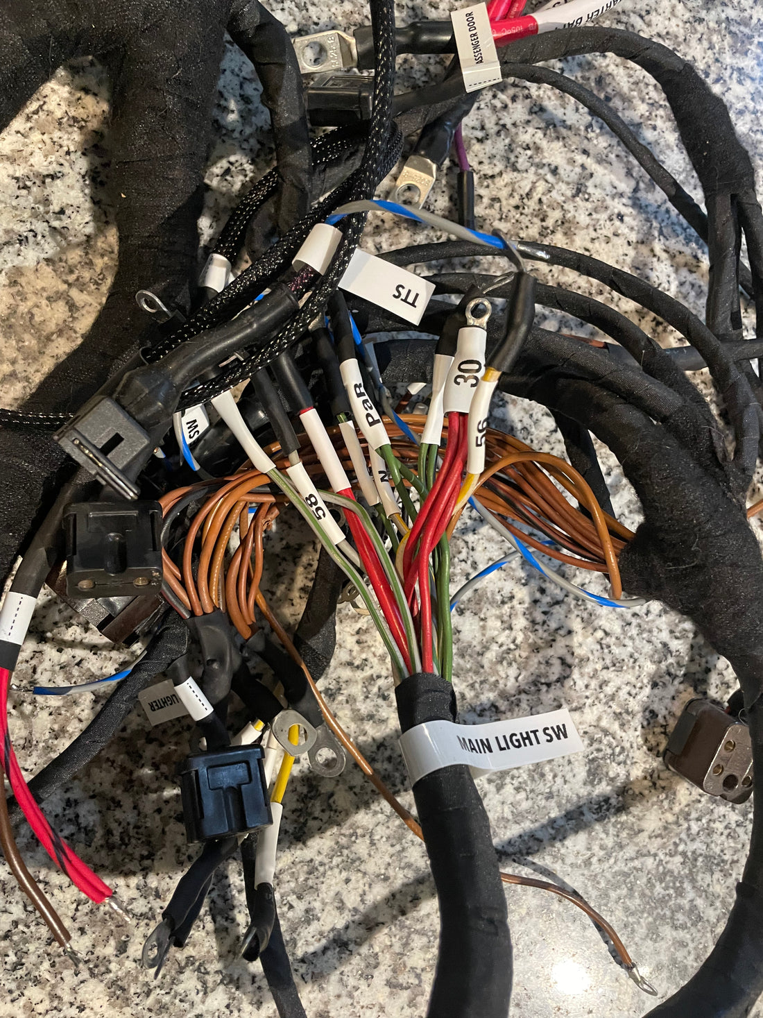 MB W113 280SL LHD AUTO Main Harness 1968