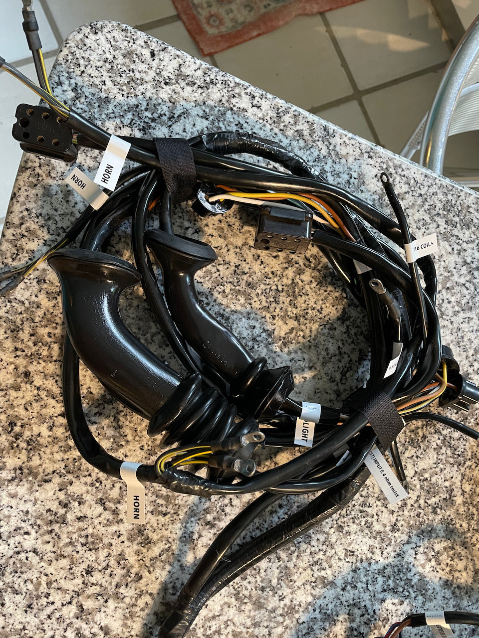 MB W111-280SE - 3.5 LOW GRILL  NOS Wiring harness LHD / AUTO