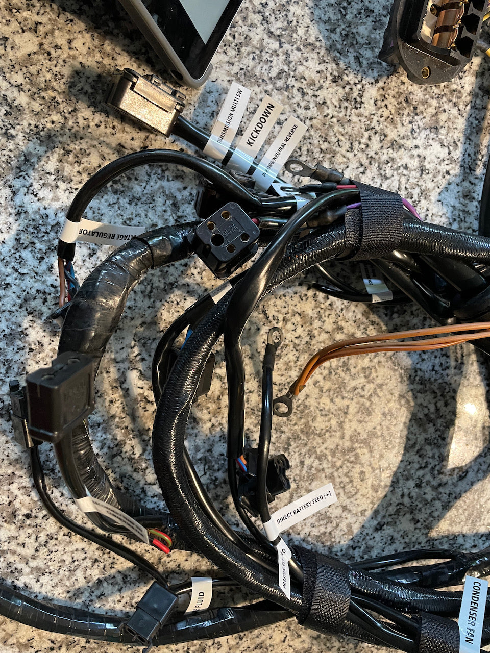MB W111-280SE - 3.5 LOW GRILL  NOS Wiring harness LHD / AUTO
