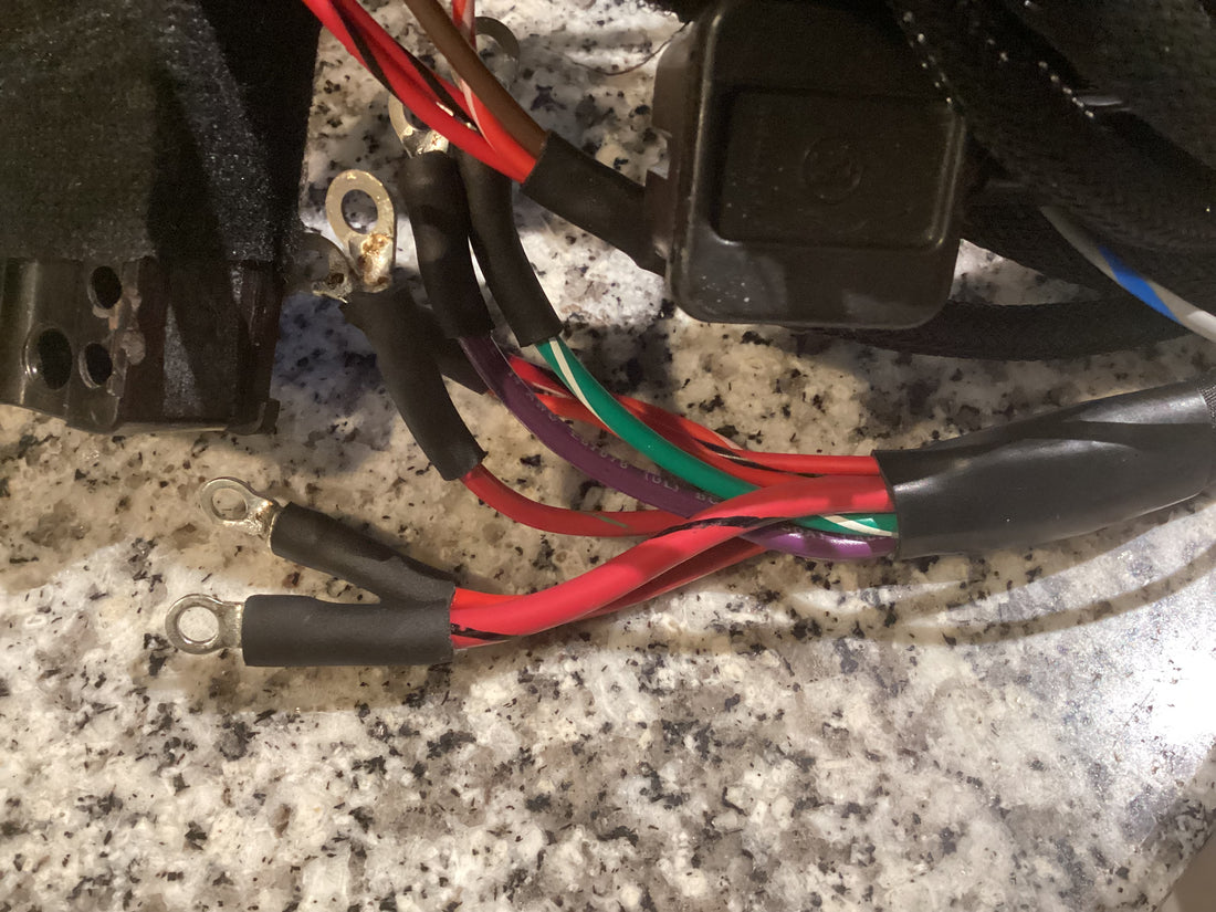 Ignition switch terminals